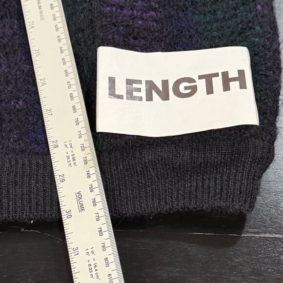 Vintage 90s Oversized Wool Grunge Chunky Grandpa Cardigan Sweater Mens Medium - Picture 11 of 11